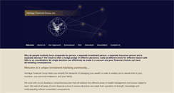 Desktop Screenshot of heritage-financial.com
